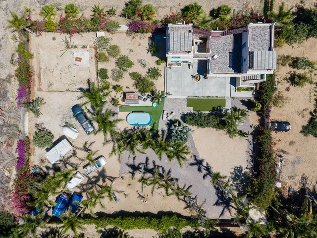 Aerial View at House in El Pescadero