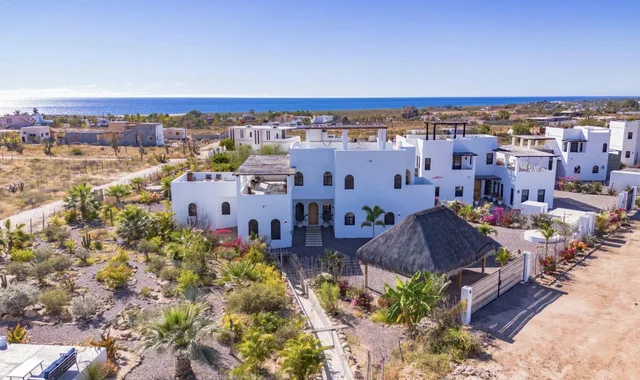 Front View at Casa Clara - Las Tunas in Todos Santos