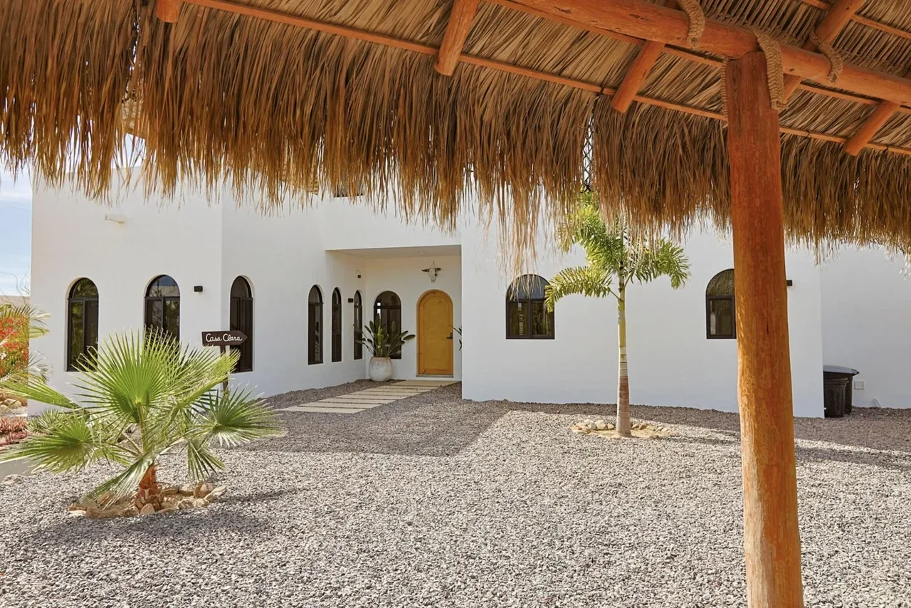 Entrance at Casa Clara - Las Tunas in Todos Santos
