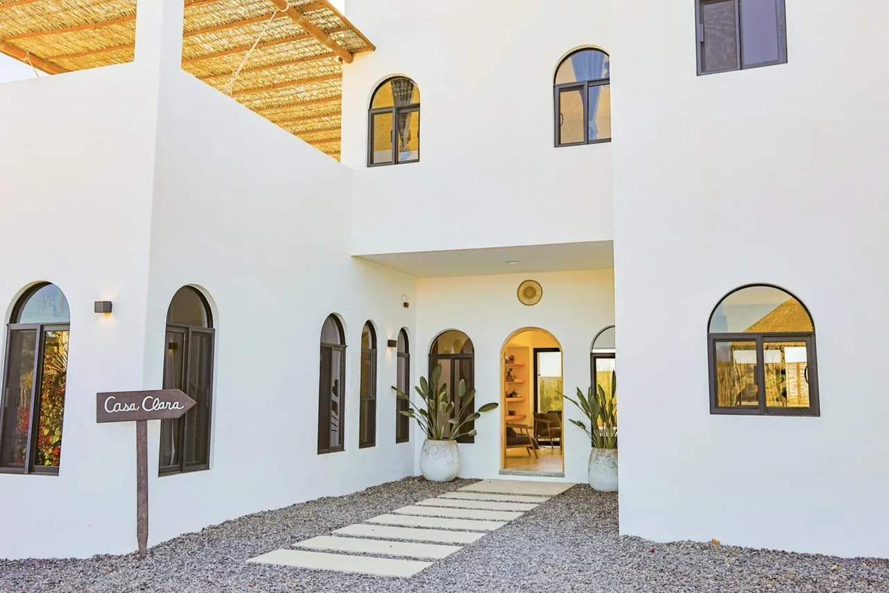 Entrance at Casa Clara - Las Tunas in Todos Santos