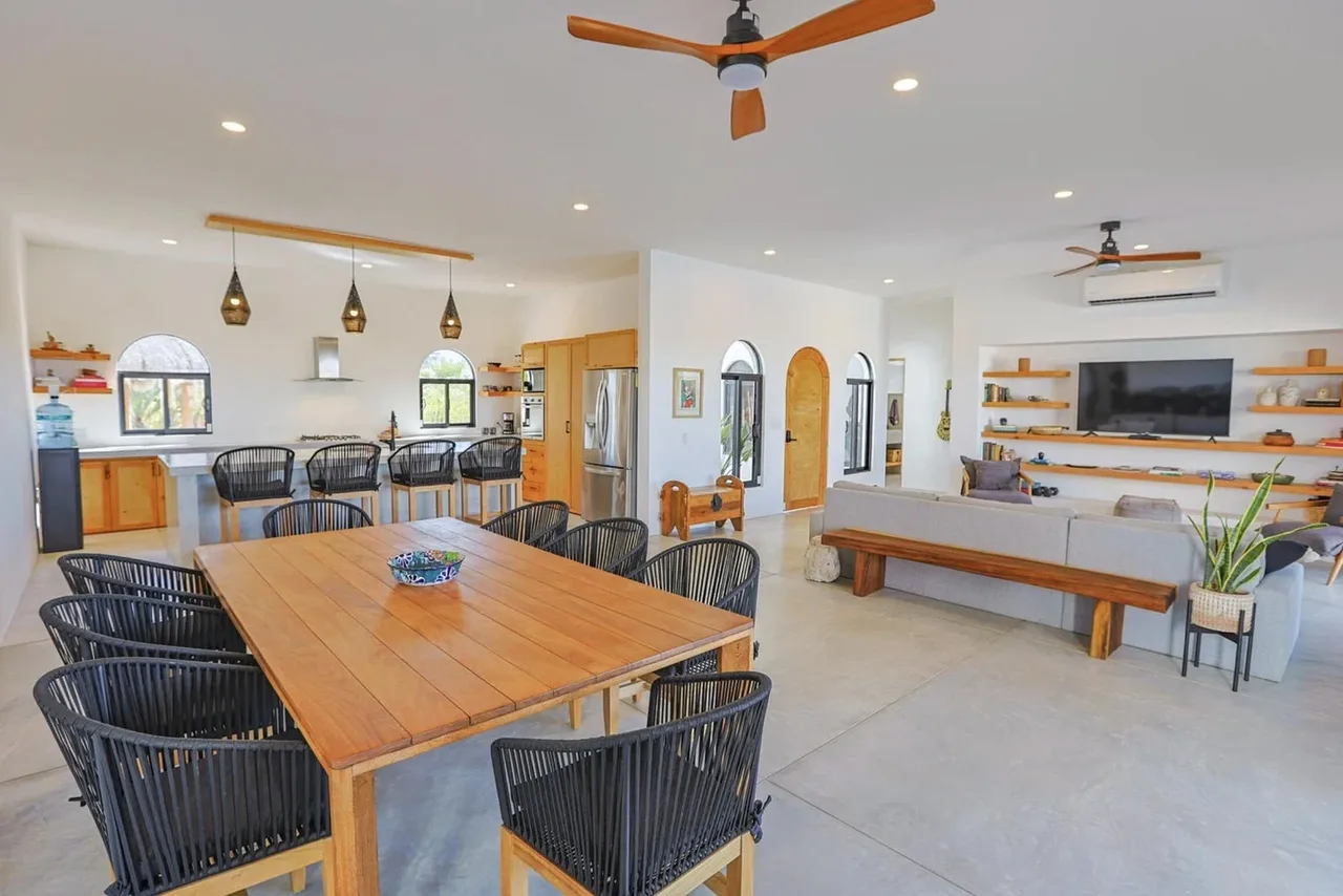 Dining Room at Casa Clara - Las Tunas in Todos Santos