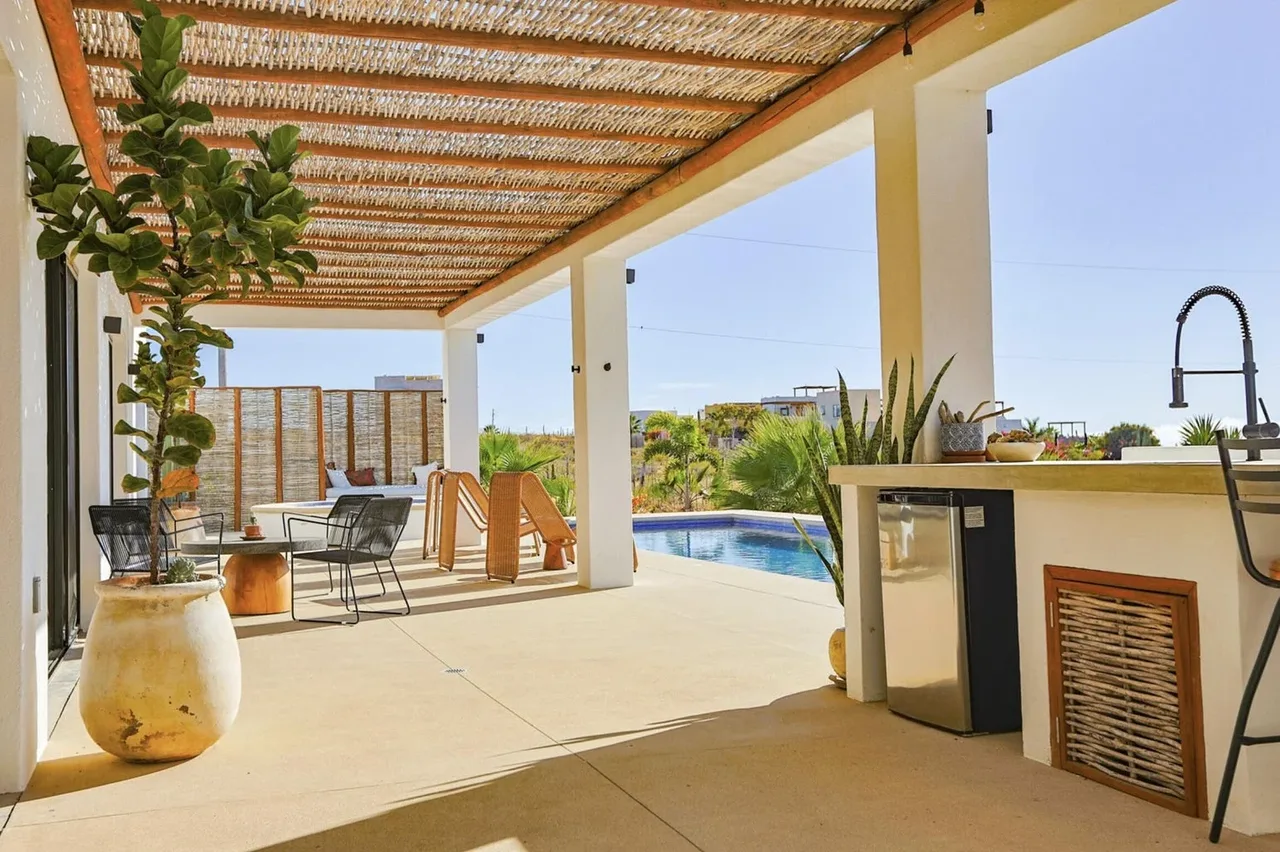 Outdoor Kitchen/Patio at Casa Clara - Las Tunas in Todos Santos