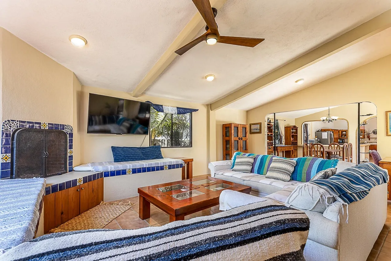 Living Room at Casa Solimar in Cerritos