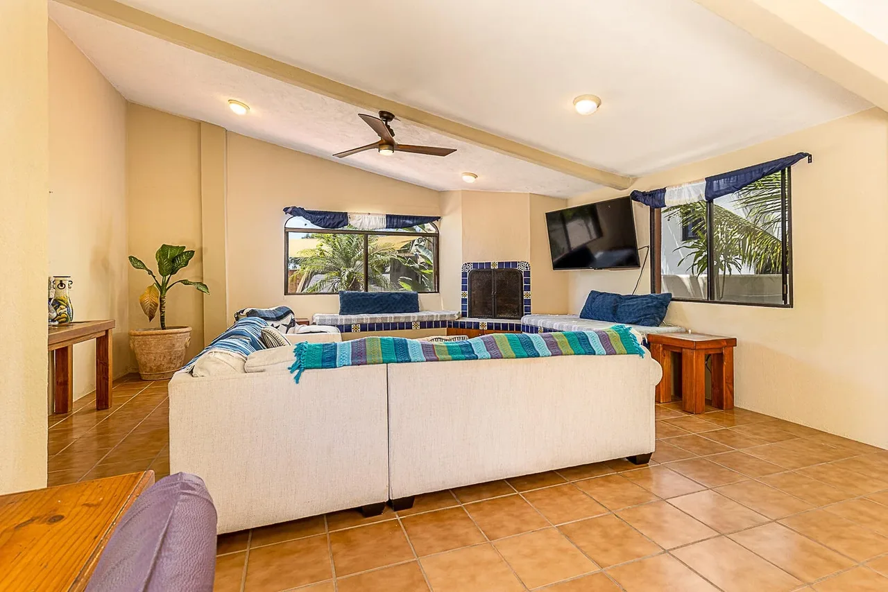 Living Room at Casa Solimar in Cerritos