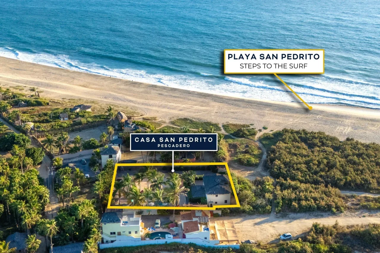 Casa San Pedrito at Casa San Pedrito double lot in El Pescadero