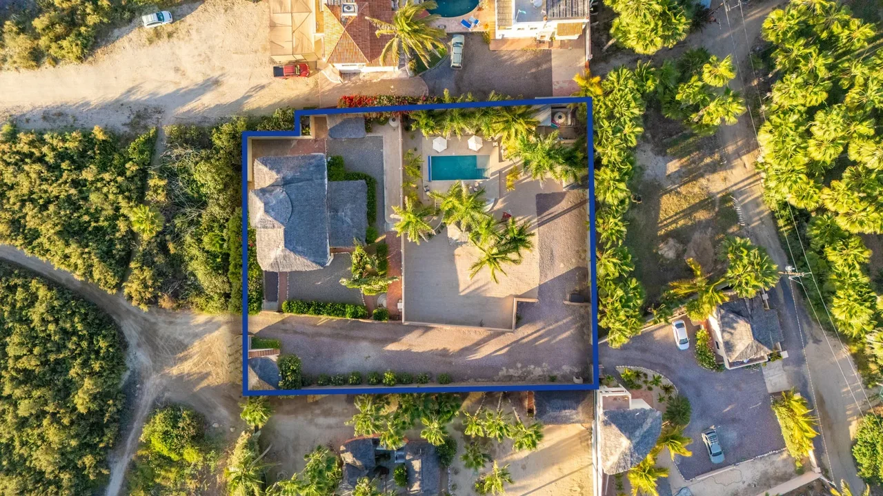 Overview at Casa San Pedrito double lot in El Pescadero