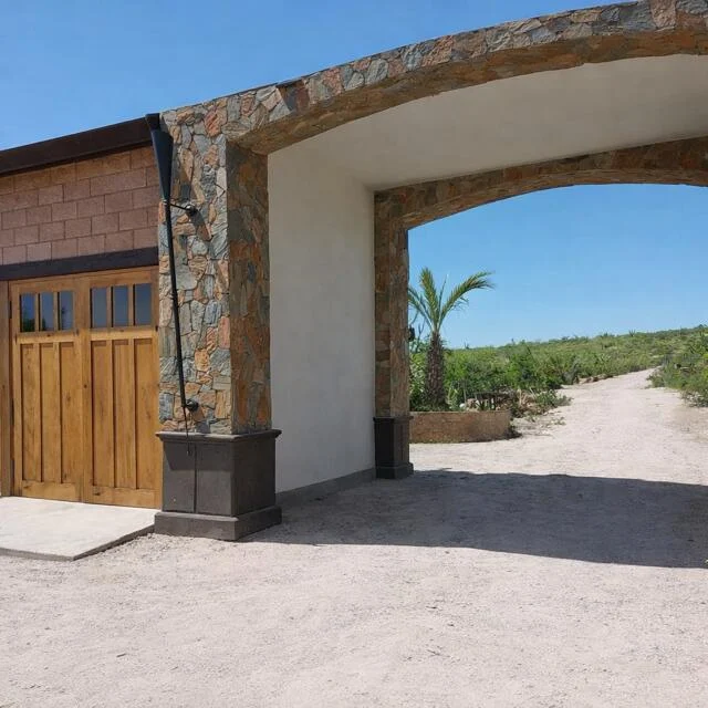 Rear of Entrance Gate/Storage at Ranchito Serenidad in Todos Santos