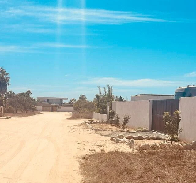 Road to Beach Access at Rancho Nuevo Lote Hildebrand in Cerritos