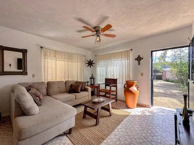 Living Area at Casa Hermosa Amanecer in Todos Santos