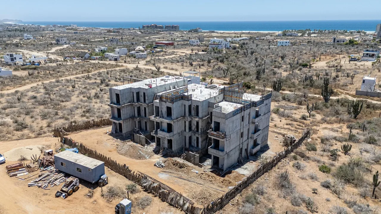 Artist rendering of a two-bedroom condo at Cerritos 2097, Cerritos, Baja California Sur