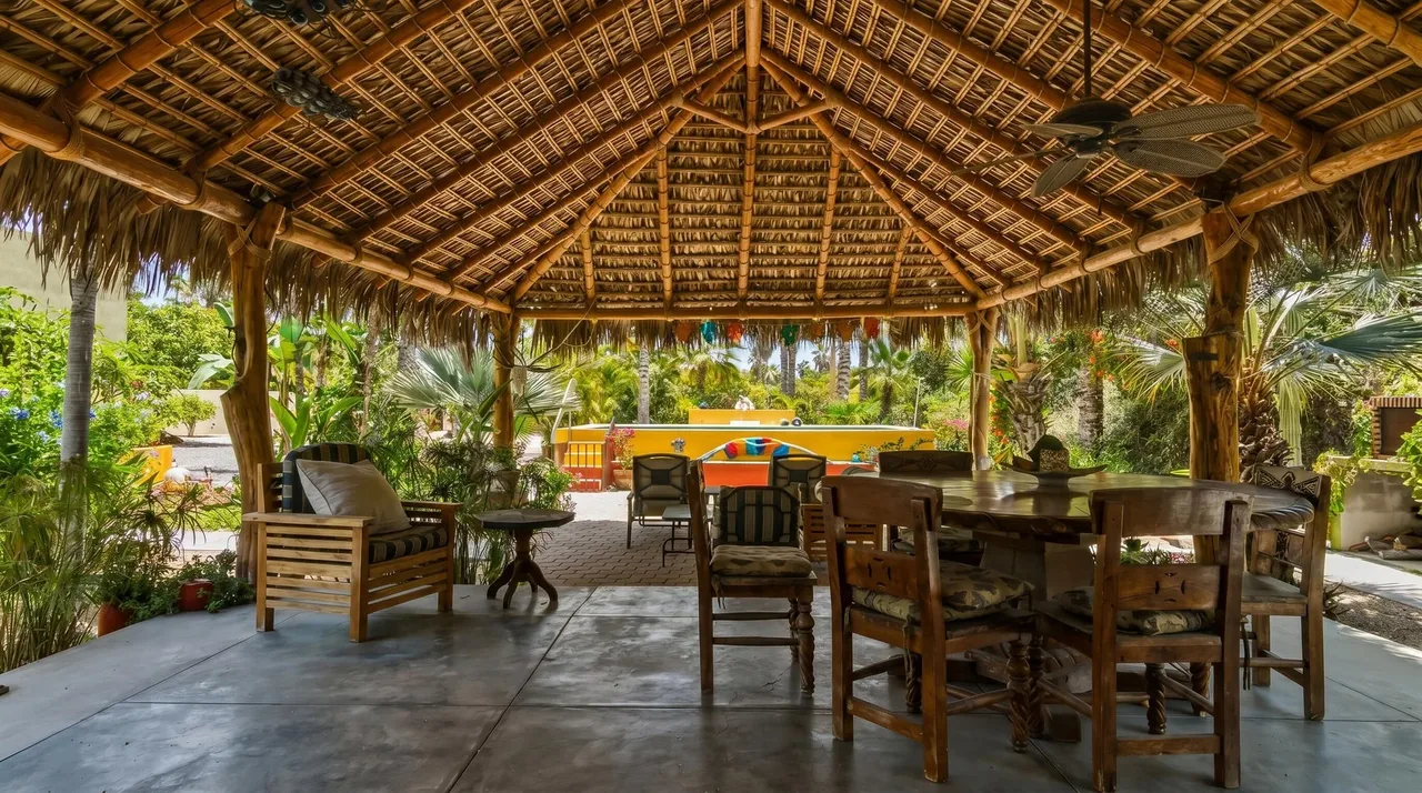 Outdoor Living Areaallena-33 at Villa Ballena in Todos Santos