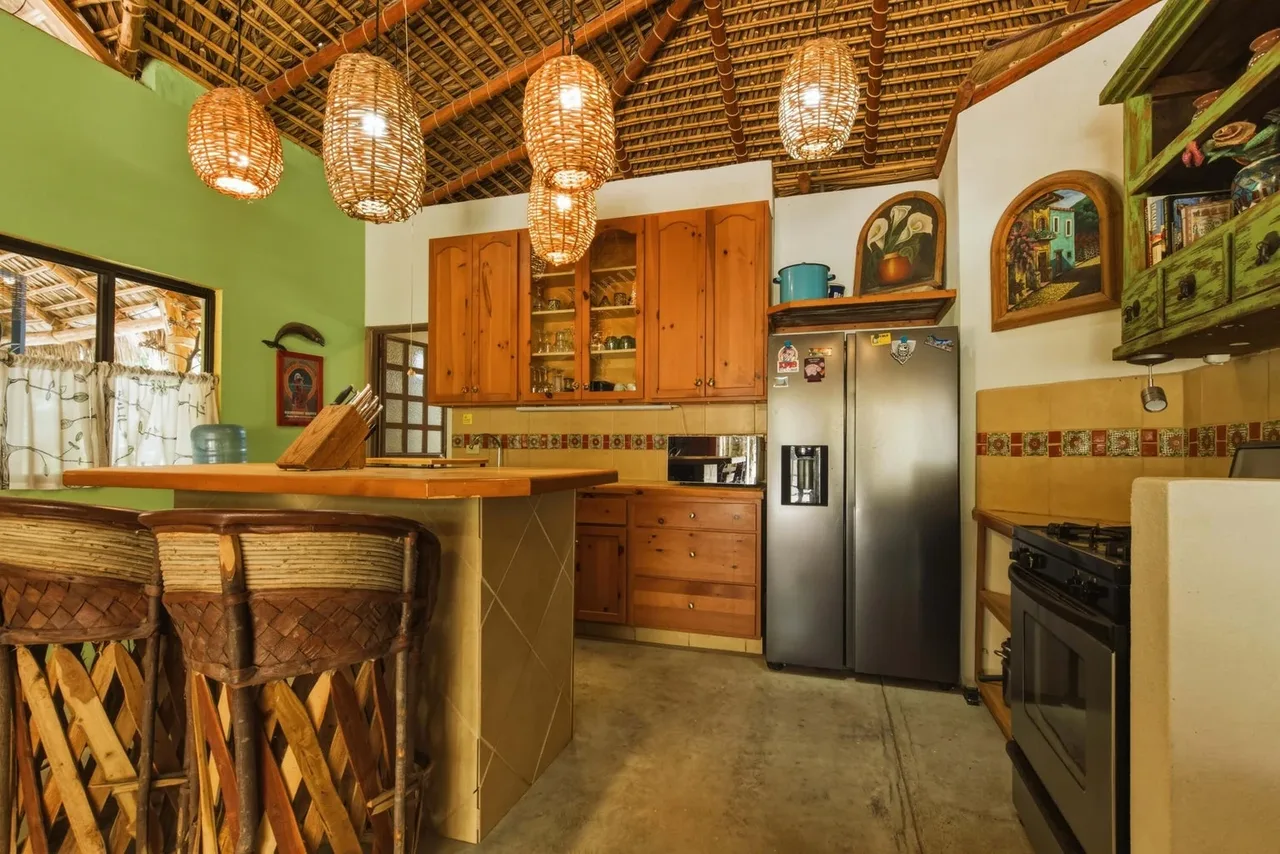 Kitchen at Villa Ballena in Todos Santos