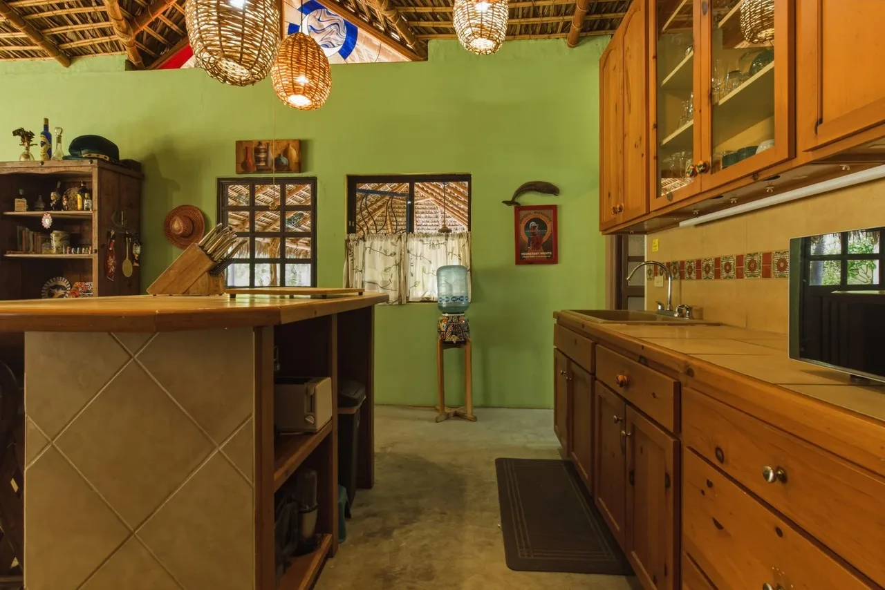 Kitchen at Villa Ballena in Todos Santos