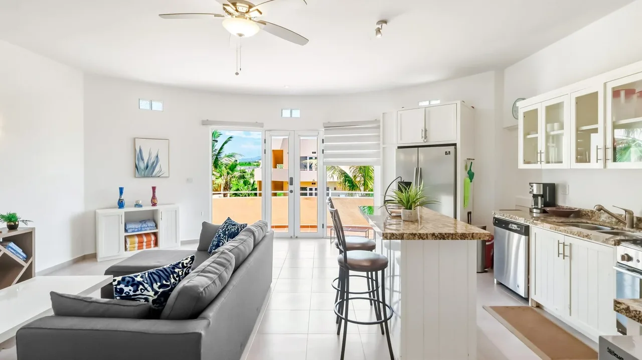 Living & Kitchen Room at Cerritos Sunrise in Cerritos