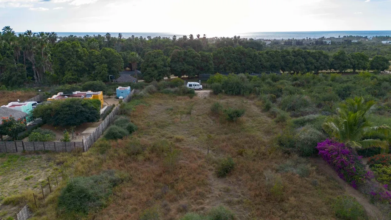 Aerial land view 3 at Pescadero Lot 0433 in El Pescadero