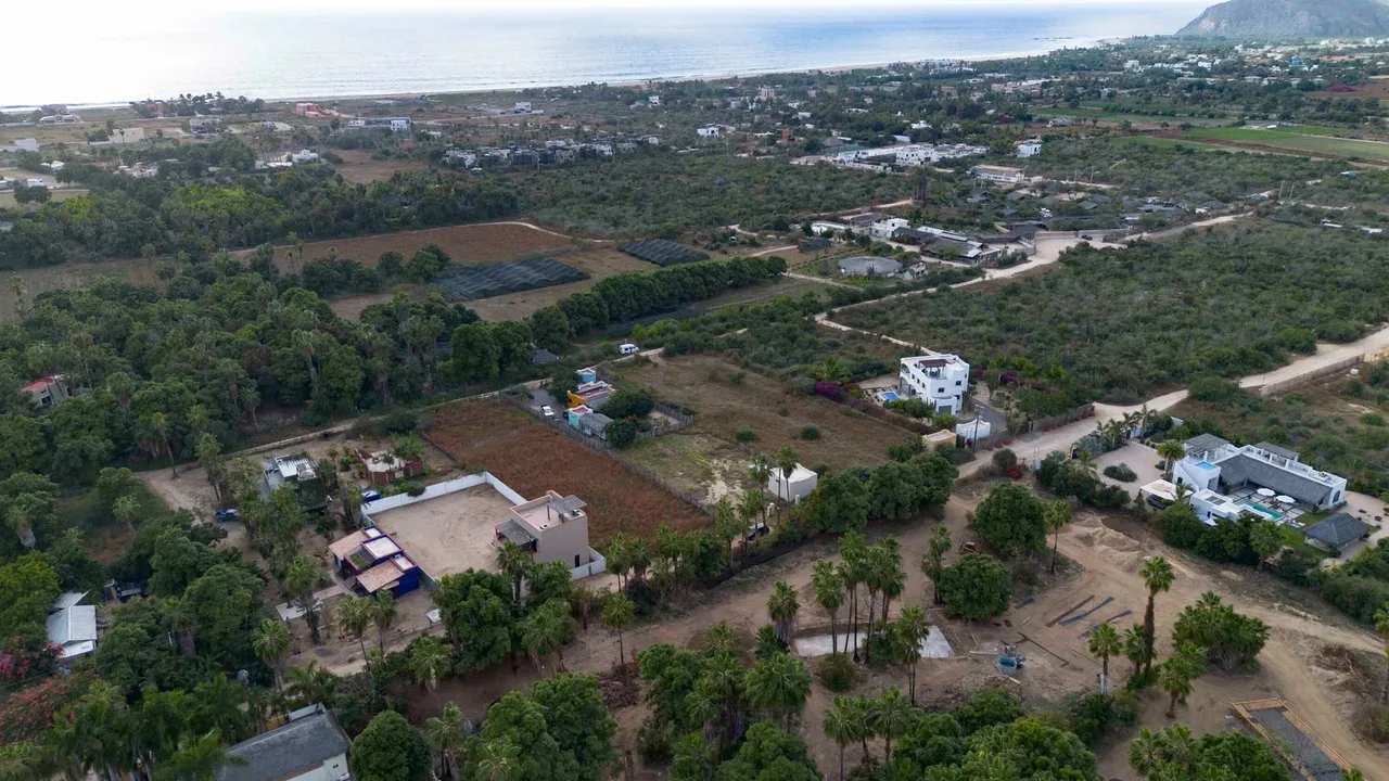 Aerial land view 8 at Pescadero Lot 0433 in El Pescadero