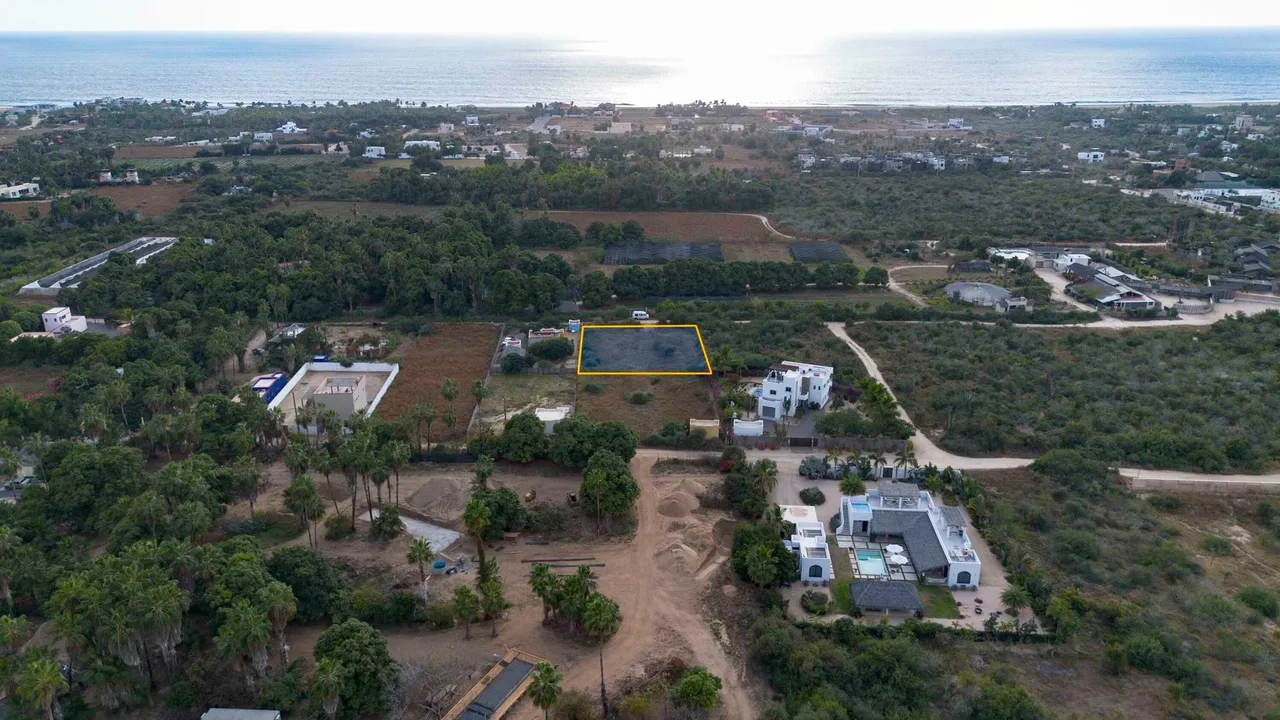 Aerial land view 9 at Pescadero Lot 0433 in El Pescadero