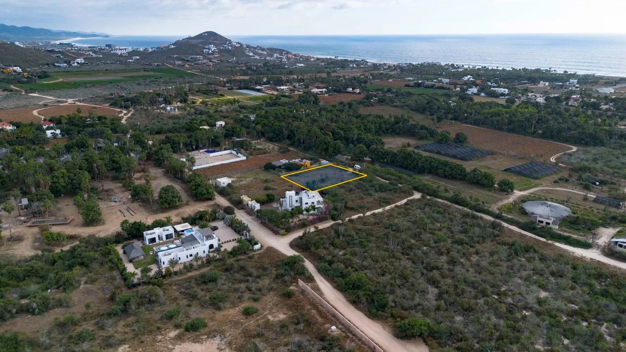 Aerial land view 10 at Pescadero Lot 0433 in El Pescadero