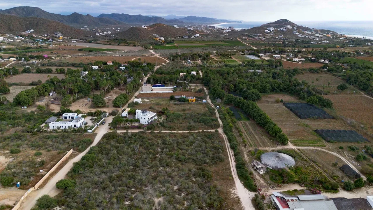 Aerial land view 11 at Pescadero Lot 0433 in El Pescadero
